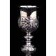 Antique Solid Silver Chalice with Paten. France, Late XIX Century