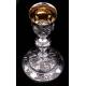 Antique Solid Silver Chalice with Paten. France, Late XIX Century