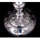 Antique Solid Silver Chalice with Paten. France, Late XIX Century
