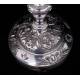 Antique Solid Silver Chalice with Paten. France, Late XIX Century