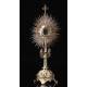 Impressive Antique Monstrance in Excellent Condition. France, XIX Century