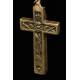 Curious Hanging Reliquary Crucifix in Good Condition. Late 19th Century.