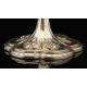 Magnificent Solid Silver Chalice with Precious Stones. France, XIX Century