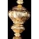 Antique French Solid Silver Chalice with Paten. France, 19th Century