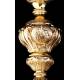 Antique French Solid Silver Chalice with Paten. France, 19th Century