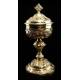 Antique Solid Silver Ciborium by Favier. Well Preserved. France, XIX Century