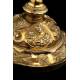 Antique Solid Silver Ciborium by Favier. Well Preserved. France, XIX Century