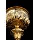 Antique Solid Silver Ciborium by Favier. Well Preserved. France, XIX Century