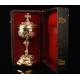 Spectacular Solid Silver Ciborium made by Favier. France, XIX Century