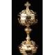 Spectacular Solid Silver Ciborium made by Favier. France, XIX Century