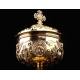 Spectacular Solid Silver Ciborium made by Favier. France, XIX Century