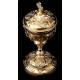 Spectacular Solid Silver Ciborium made by Favier. France, XIX Century