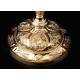 Spectacular Solid Silver Ciborium made by Favier. France, XIX Century