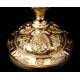 Spectacular Solid Silver Ciborium made by Favier. France, XIX Century