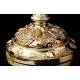 Spectacular Solid Silver Ciborium made by Favier. France, XIX Century