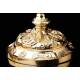 Spectacular Solid Silver Ciborium made by Favier. France, XIX Century