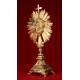 Solid Silver Monstrance, XIX Century. All parts of the Monstrance are in perfect condition. In Perfect Condition