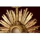 Solid Silver Monstrance, XIX Century. All parts of the Monstrance are in perfect condition. In Perfect Condition