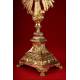 Solid Silver Monstrance, XIX Century. All parts of the Monstrance are in perfect condition. In Perfect Condition