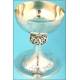 Exceptional solid silver chalice of Art Decó style and period. 1932.