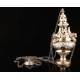 Antique Silver Plated Brass Church Censer in Excellent Condition. XIX Century