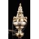Antique Silver Plated Brass Church Censer in Excellent Condition. XIX Century