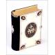 Antique Ivory, Silver and Tortoiseshell Missal in Good Condition. France, 1858