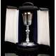 Fantastic Antique Solid Silver Chalice and Paten Set. France, XIX Century