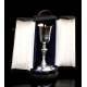 Fantastic Antique Solid Silver Chalice and Paten Set. France, XIX Century