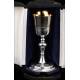 Fantastic Antique Solid Silver Chalice and Paten Set. France, XIX Century