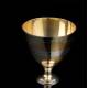 Fantastic set of solid silver chalice and paten. With contrasts. Period case.