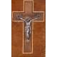 Beautiful Pocket Stations of the Cross in Natura Leather and Silver Plated Metal.