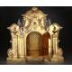 Impressive Spanish Bronze Tabernacle, P. XX Century. In Excellent Condition