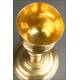 Antique Spanish Chalice made of Gilded Metal and Brass. Late XIX Century.