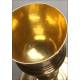 Antique Spanish Chalice made of Gilded Metal and Brass. Late XIX Century.