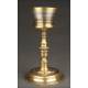 Antique Spanish Chalice made of Gilded Metal and Brass. Late XIX Century.