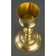 Antique Spanish Chalice made of Gilded Metal and Brass. Late XIX Century.