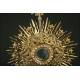 Large Gilded Brass Monstrance in Very Good Condition. First Quarter of XX Century