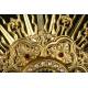 Large Gilded Brass Monstrance in Very Good Condition. First Quarter of XX Century