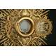 Large Gilded Brass Monstrance in Very Good Condition. First Quarter of XX Century