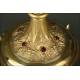 Large Gilded Brass Monstrance in Very Good Condition. First Quarter of XX Century