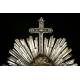 French Silver Monstrance, XIX Century.