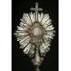 French Silver Monstrance, XIX Century.