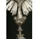 French Silver Monstrance, XIX Century.