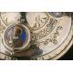 Enameled silver chalice, S. XIX.