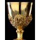 Fantastic Solid Silver Chalice and Paten Set. S. XIX. Dated 1894