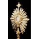 French Silver Monstrance, XIX Century