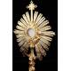 French Silver Monstrance, XIX Century