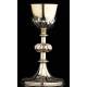 Silver Chalice and Paten, XIX Century