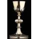 Silver Chalice and Paten, XIX Century